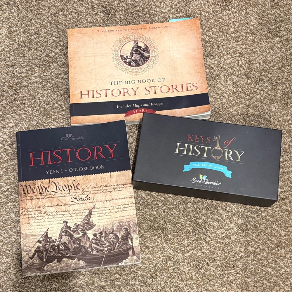 The good and beautiful History Course Book Set (3pc)